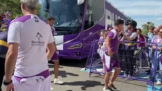 Así ha acogido la afición al Pucela en su llegada al José Zorrilla