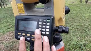 How to use topcon es series total station