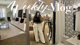 WEEKLY VLOG! DECORATE WITH ME | NEW HOME DECOR | NEW HOME UPDATES | DIY BATHROOM MAKEOVER +more