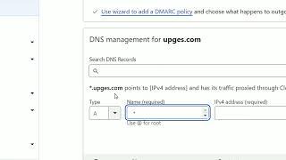 Wildcard Subdomain Cloudflare Configuration