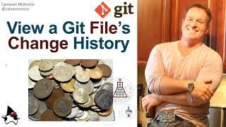 How to show the history of a Git file
