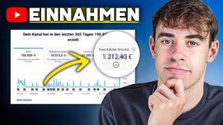 YouTube Einnahmen mit 10.000 Abonnenten!