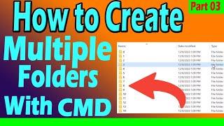 Create multiple folders and subfolders at once on Windows
