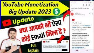 Upcoming ad control changes | YouTube Monetization Update 2023 | Youtube New Update