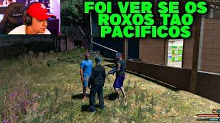 CORINGA FOI VER SE OS ROXOS TÃO PACÍFICOS KKK - LIVEIRO GTA RP