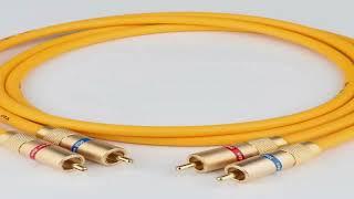 1 par de cables de Audio Van Den Hul M.C D-102 MK III con Cable RCA a RCA VDH chapado en oro (Cab