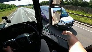 POV DRIVING SCANIA  S580 V8 - adrian cox uk