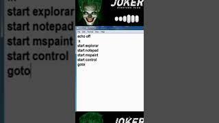 create a virus for Notepad prank on the computer #viral #trending