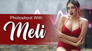 Photoshoot with MELI | model cantik ini selalu keren saat pose