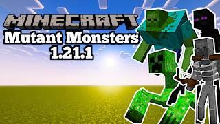 *NEW* Mutant Monsters Mod Update - Minecraft 1.21.1 (Mod Showcase)