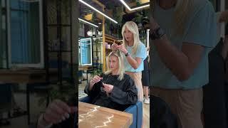 ИЗ ТОТАЛ БЛОНДА В НАТУРАЛЬНЫЙ  #окрашиваниеволосмосква #hair #стилист