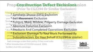 Construction Defect And General Liability For Builders