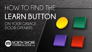 How to Find the Learn Button on Your Garage Door Operator