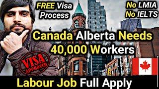 How to Apply Canada Work Visa Online | No IELTS | Unskilled Jobs | Canada Work Permit 2024 | Canada