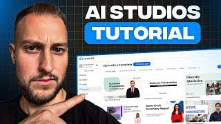 How to Use AI Studios By Deepbrain AI  - Best Synthesia AI Alternative (2024)