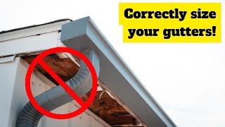 Tips For Properly Sizing a Rain Gutter System