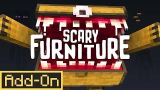 FREE SCARY FURNITURE ADDON for Minecraft Bedrock Edition