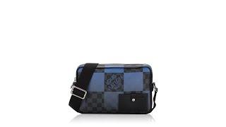 Louis Vuitton Giant Damier Graphite Alpha Messenger Cobalt