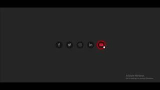 How To Create Glowing Social Media Icons Using Html,Css