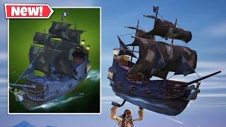 NEW JACK'S SHIP Glider In Fortnite | THE BLACK PEARL