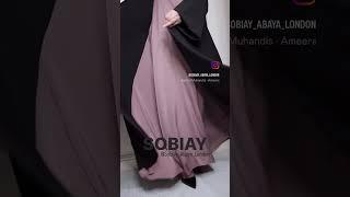 Beautiful Abaya.  #sobiayfashion  #abaya  #hijab  #sy #fashion  #sewing