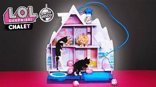 Real CUTE Kittens Playing In The Winter Disco Chalet at the Kitty Bungalow |  L.O.L. Surprise!