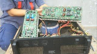 Eric Audio Power Amplifier Restoration // Professional Power Amplifier Restoration