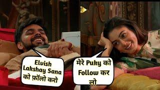 Lovekesh Kataria X Sana Maqbull Follow On Social Media Eachother , Bigg boss OTT 3 Live Feed Promo