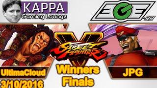 Kappa SFV Weekly #4 - JPG vs Ultimacloud - Winner Finals