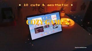 COZY/RELAXING mobile GAMES to play when you BORED for ios and android (FREE)️🫧