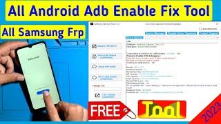 Samsung Frp Bypass 2023 Adb Enable Fix | Samsung Frp Remove Android 12/13 New Security | One Click