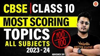 The Most Scoring Topics of Science for CBSE Class 10 2023-24 Abhishek Sir  @VedantuClass9_10_11  ​