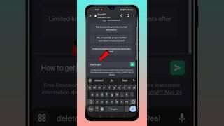 How to use ChatGPT on mobile  #chatgpt