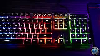 FANTECH K613L Gaming Keyboard Lighting Show