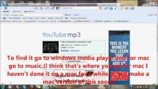 how to download mp3 file music from youtube(some music is copyright protected and wont convert)