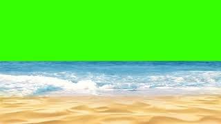 Ocean Beach Wave FREE HD Green Screen
