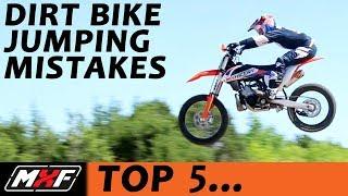 Top 5 Jumping Mistakes on a Dirt Bike - Most Common Problems & Solutions!!