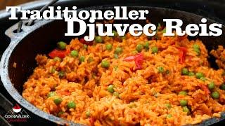 Traditioneller Djuvec Reis aus dem Dutch Oven