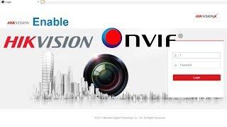 How to enable onvif hikvision ipc