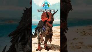 ARK ASCENDED VS ARK SURVIVAL EVOLVED HYBRID DINOS PART 3 #shorts #ark #sigma