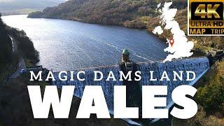 | .:4K .:: ELAN VALLEY ::.. Wales , Magic Dams Land ::: One Day Trip | Drone |