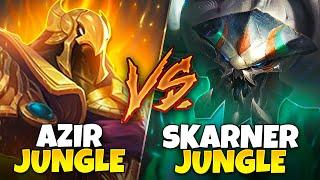 Azir Jungle Carries HARD | Bodying Skarner in the Jungle #2