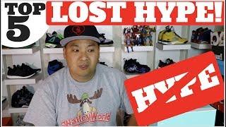 TOP 5 SNEAKERS THAT LOST THE HYPE!!