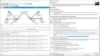 3.4.5 Packet Tracer - Configure Trunks