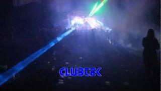 Clubtek 2W colour laser outdoor at TGE festival