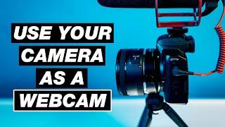  How to Use Your DSLR as a WEBCAM! Canon EOS Webcam Utility (Free Software)