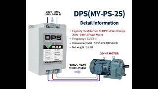 Digital Phase Converter - You can run 3 phase motor from single phase power.