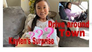 What’s in the Box? Kaylen’s Surprise/ Drive around Town