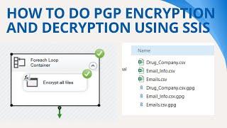 147 How to do PGP encryption and decryption using ssis