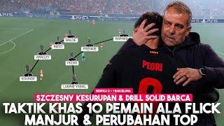 Taktik Khas 10 Pemain Ala Hansi Flick, Szczesny Kesurupan & Solid | Benfica 0 - 1 Barcelona